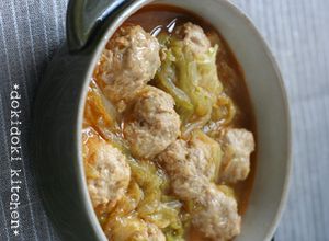 肉団子とキャベツのピリ辛スープ煮-レシピのメイン写真