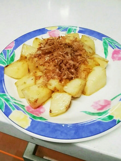 簡単1品♡長芋のバター麺つゆソテー-レシピのメイン写真