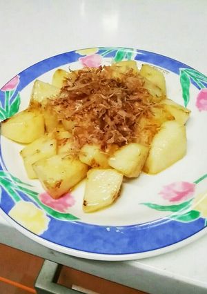 簡単１品♡長芋のバター麺つゆソテー-レシピのメイン写真
