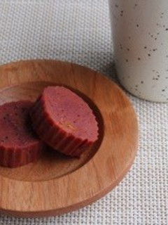 カシス蒸しようかん-レシピのメイン写真