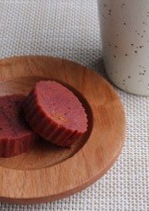 カシス蒸しようかん-レシピのメイン写真