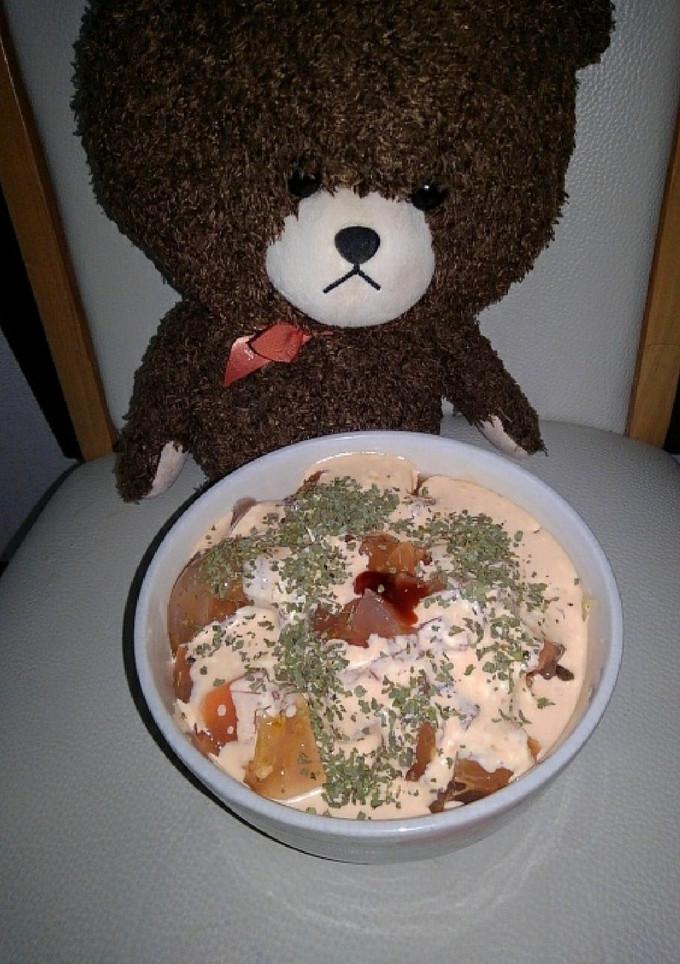 ぶよぶよトマトを使う寒天飾りグラタン！-レシピのメイン写真