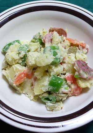 スナップエンドウ入りポテトサラダ-レシピのメイン写真