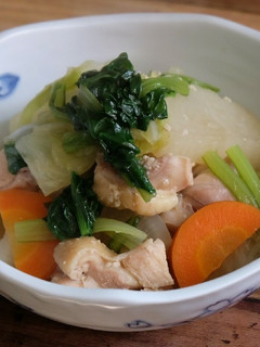下茹でなし♪大根と鶏肉の塩麹煮-レシピのメイン写真
