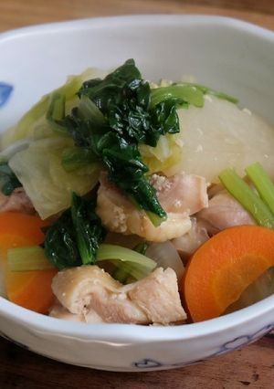 下茹でなし♪大根と鶏肉の塩麹煮-レシピのメイン写真