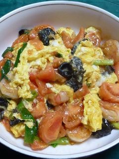 エビとトマトの中華風玉子炒め-レシピのメイン写真