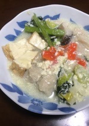 すり身団子の豆乳鍋-レシピのメイン写真