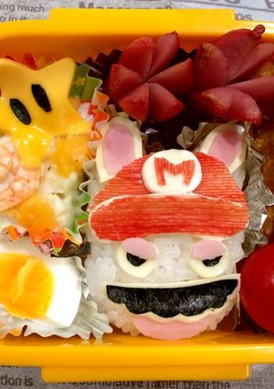 マリオラビッツ弁当♪♪-レシピのメイン写真