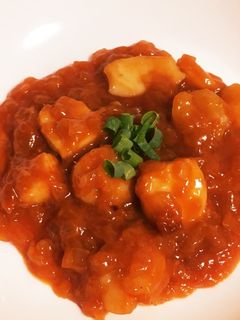 エビとイカのチリソース-レシピのメイン写真