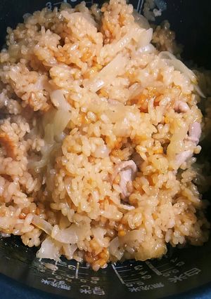 簡単過ぎる‼豚肉の炊き込みごはん-レシピのメイン写真