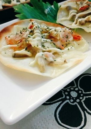 きんぴらが残ったら☆簡単餃子の皮ピザ-レシピのメイン写真