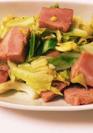 パパッと厚切りベーコンとキャベツの炒め物-レシピのメイン写真