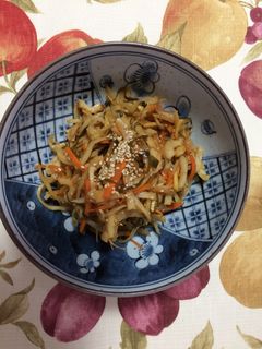 節約!大根皮でキンピラ-レシピのメイン写真