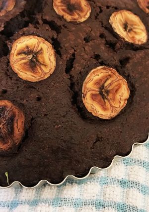 バナナチョコブラウニーケーキ-レシピのメイン写真