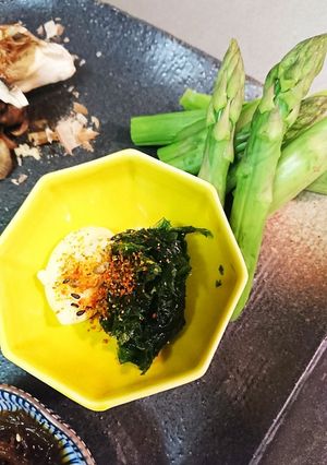 アスパラガスのあおさマヨ付け-レシピのメイン写真
