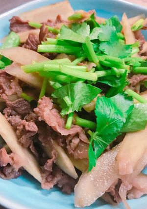 10分！牛肉とごぼうのすき焼き風煮物-レシピのメイン写真