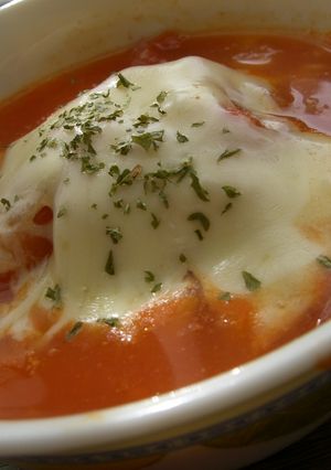 レンジで簡単♫トマトのグラタンスープ♡-レシピのメイン写真