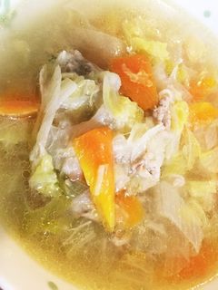 塩豚汁!味噌じゃなく塩を一度試してみて!-レシピのメイン写真