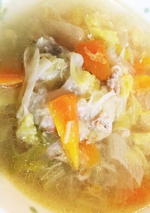 塩豚汁！味噌じゃなく塩を一度試してみて！-レシピのメイン写真