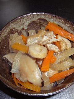 大根の煮物(切り干し大根風)-レシピのメイン写真