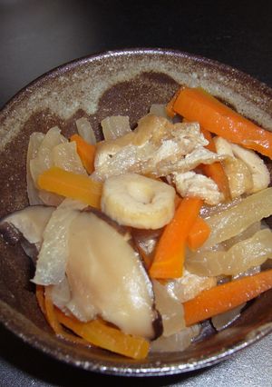 大根の煮物(切り干し大根風)-レシピのメイン写真