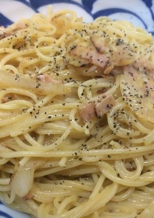 テレビでやってた濃厚カルボナーラ-レシピのメイン写真