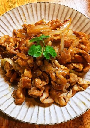 豚のしょうが焼きトムヤムクン味-レシピのメイン写真