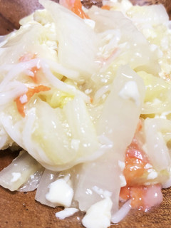 白菜と豆腐、カニカマのあんかけ-レシピのメイン写真