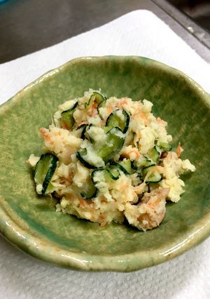 ポテトサラダ たらこソースで^_^-レシピのメイン写真