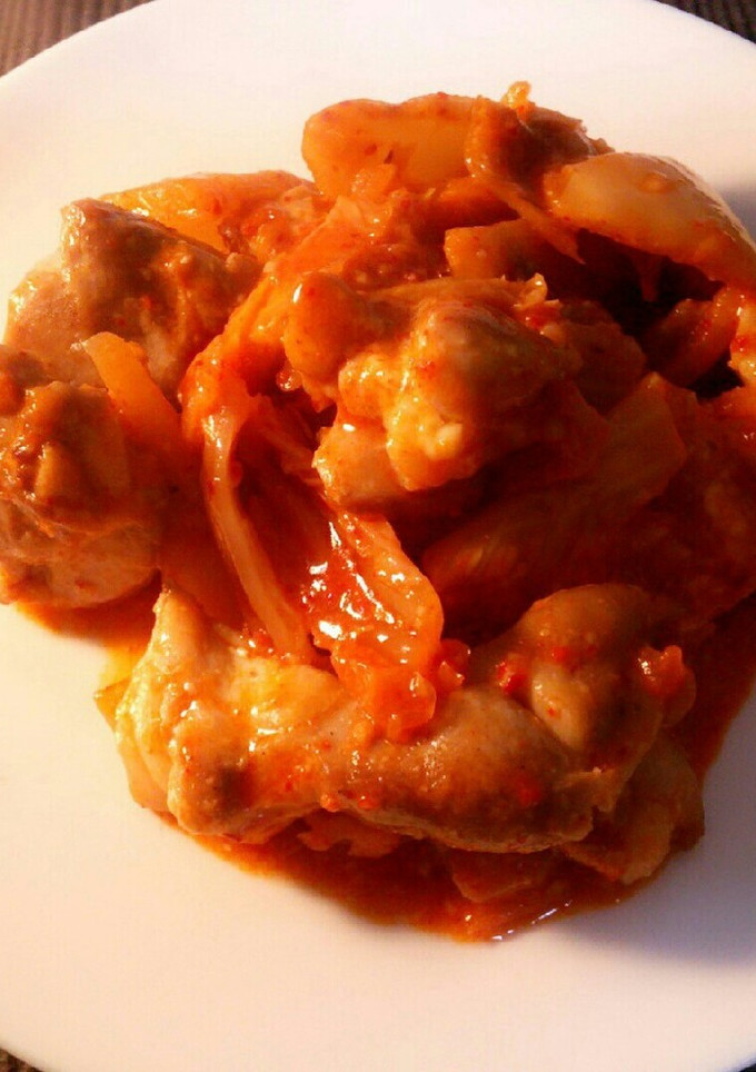 包丁いらずの鶏ももキムチマヨ炒め-レシピのメイン写真