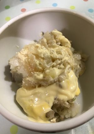 材料4つ☆簡単☆魚 タラマヨ-レシピのメイン写真