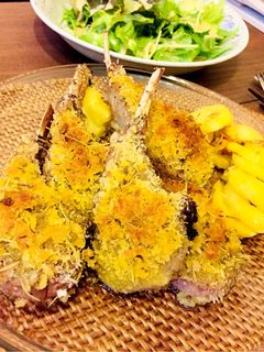 ラムチョップ香草パン粉焼き-レシピのメイン写真