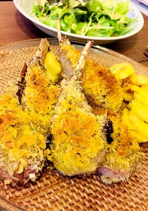 ラムチョップ香草パン粉焼き-レシピのメイン写真