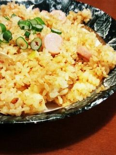 簡単♪パラパラ魚肉ソーセージマヨ炒飯-レシピのメイン写真