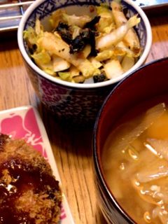 白菜と焼き海苔の和えもの-レシピのメイン写真