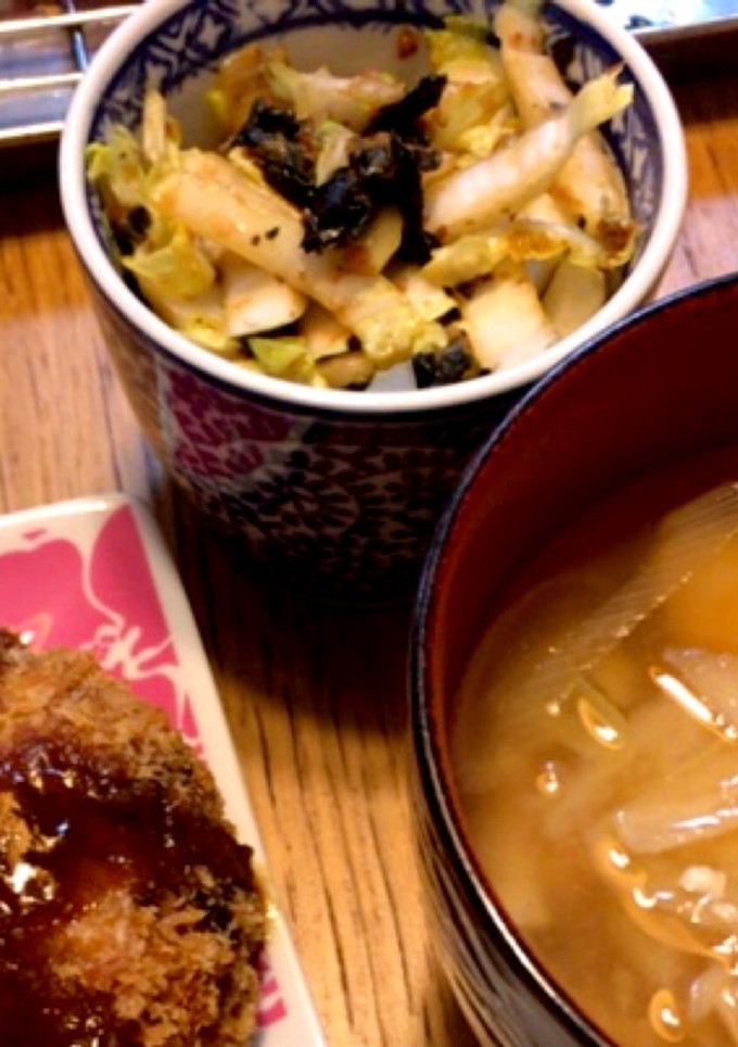 白菜と焼き海苔の和えもの-レシピのメイン写真
