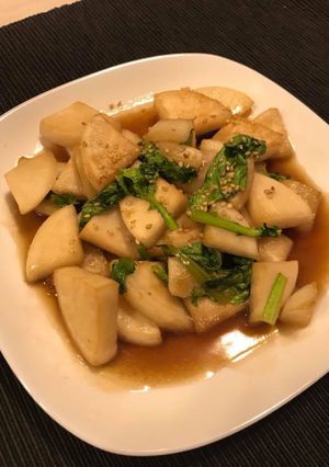 農家の食卓〜金町小かぶの丸ごとテリヤキ〜-レシピのメイン写真