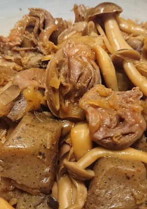 ビールが進む！ずりの生姜煮-レシピのメイン写真