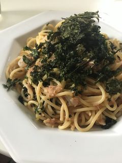 島のりパスタ-レシピのメイン写真