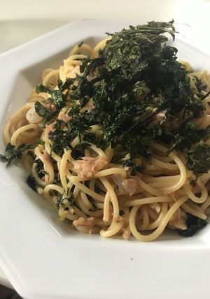 島のりパスタ-レシピのメイン写真