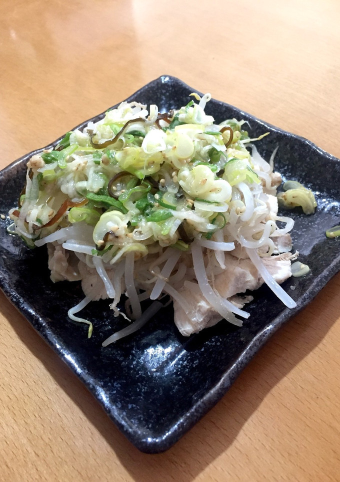 しっとり蒸し鶏のネギ塩昆布ダレ＊-レシピのメイン写真