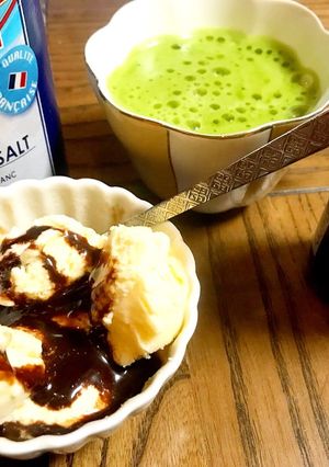 塩バニラ×チョコレートソース-レシピのメイン写真