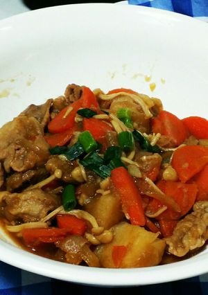 独り立ち学生必見！サイダーで煮る肉じゃが-レシピのメイン写真