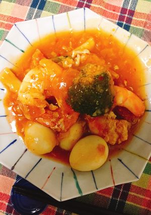 具沢山えびちり-レシピのメイン写真