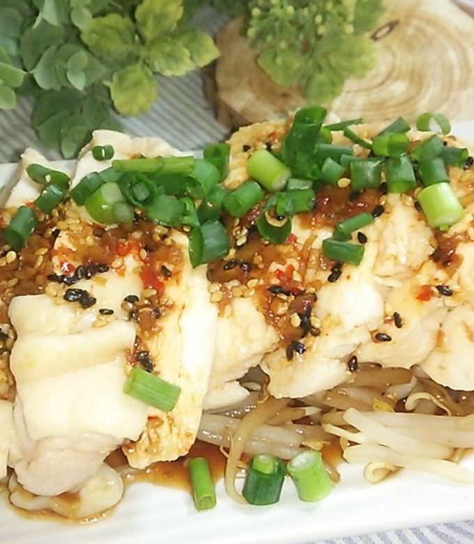 しっとり柔らか♪ゆで鶏のよだれどり風-レシピのメイン写真