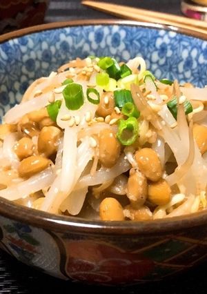 おつまみ副菜に*納豆ともやしのナムル-レシピのメイン写真