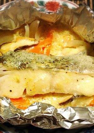 鱈のカレーマヨチーズホイル焼き-レシピのメイン写真