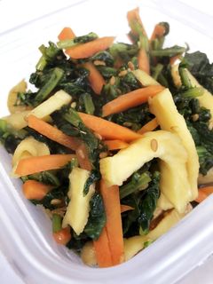 たくあんと大根菜の炒めもの-レシピのメイン写真