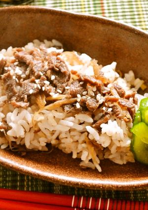 牛肉ちらし寿司-レシピのメイン写真