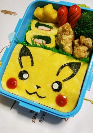 キャラ弁 ピカチュウ☆-レシピのメイン写真